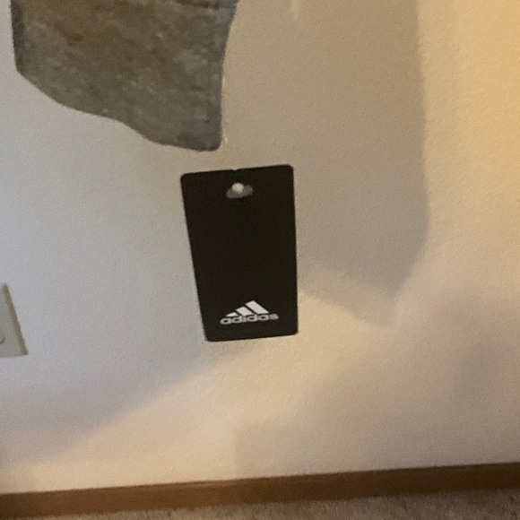 Adidas Gray Hoodie with White Logo - Picture 3 of 6